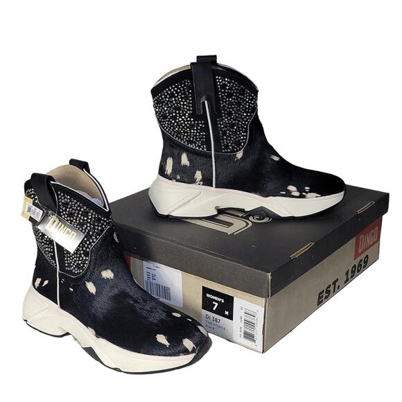 Dingo Haircalf Western Boots The Force Sneakerboots NWT NIB, Size 7 - Picture 1 of 14